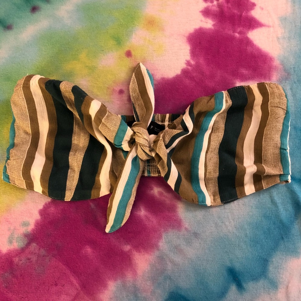 Urban Outfitters Striped Crop Top